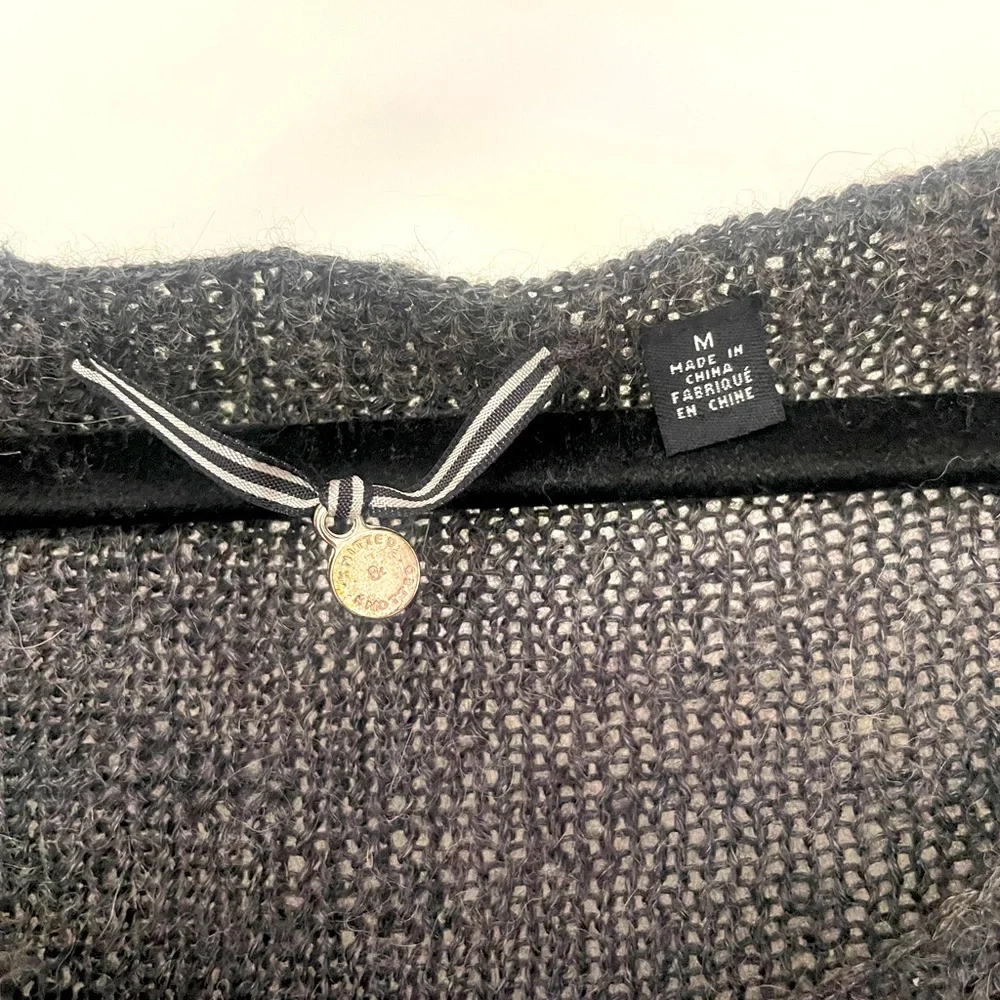 Anthropologie Knitted And Knotted Dark Grey Sweater Dress Women’s Fall - Picture 2 of 3